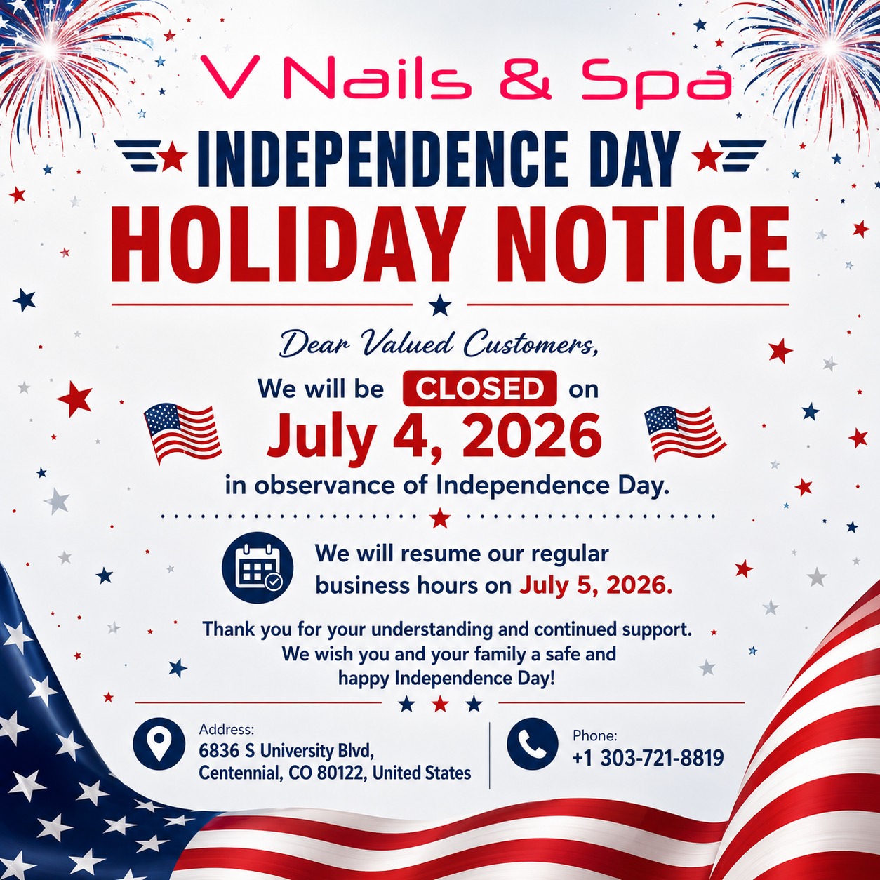 Holiday Notice