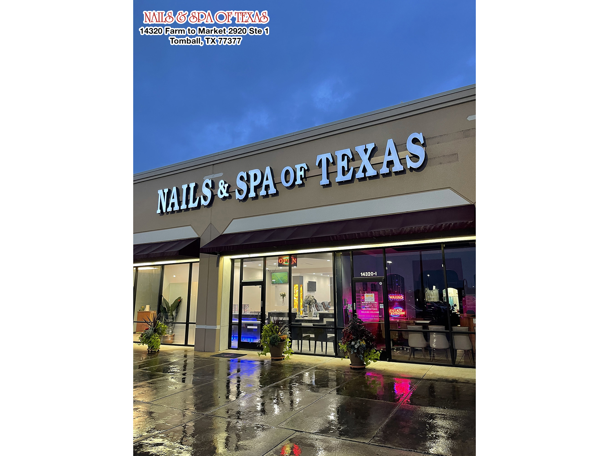 Nails &amp; Spa Of Texas