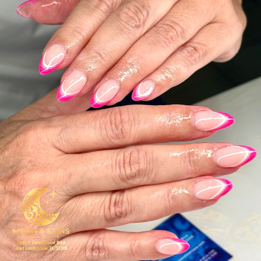 Moon and Stars Spa Nails 18082025