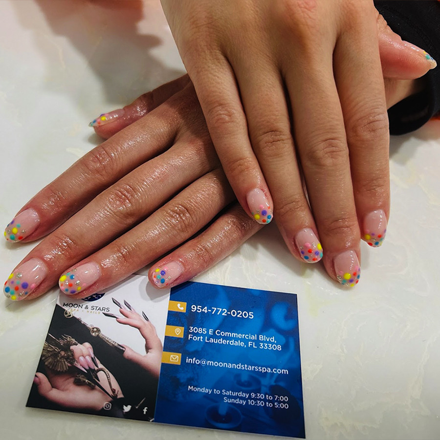 Moon and Stars Spa Nails (2)
