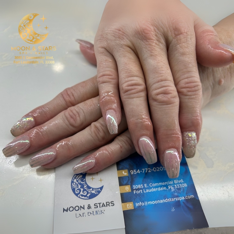Moon and Stars Spa Nails (7)