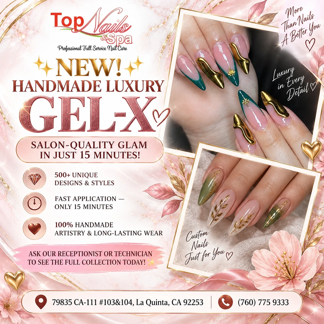 NEW! HANDMADE LUXURY GEL-X