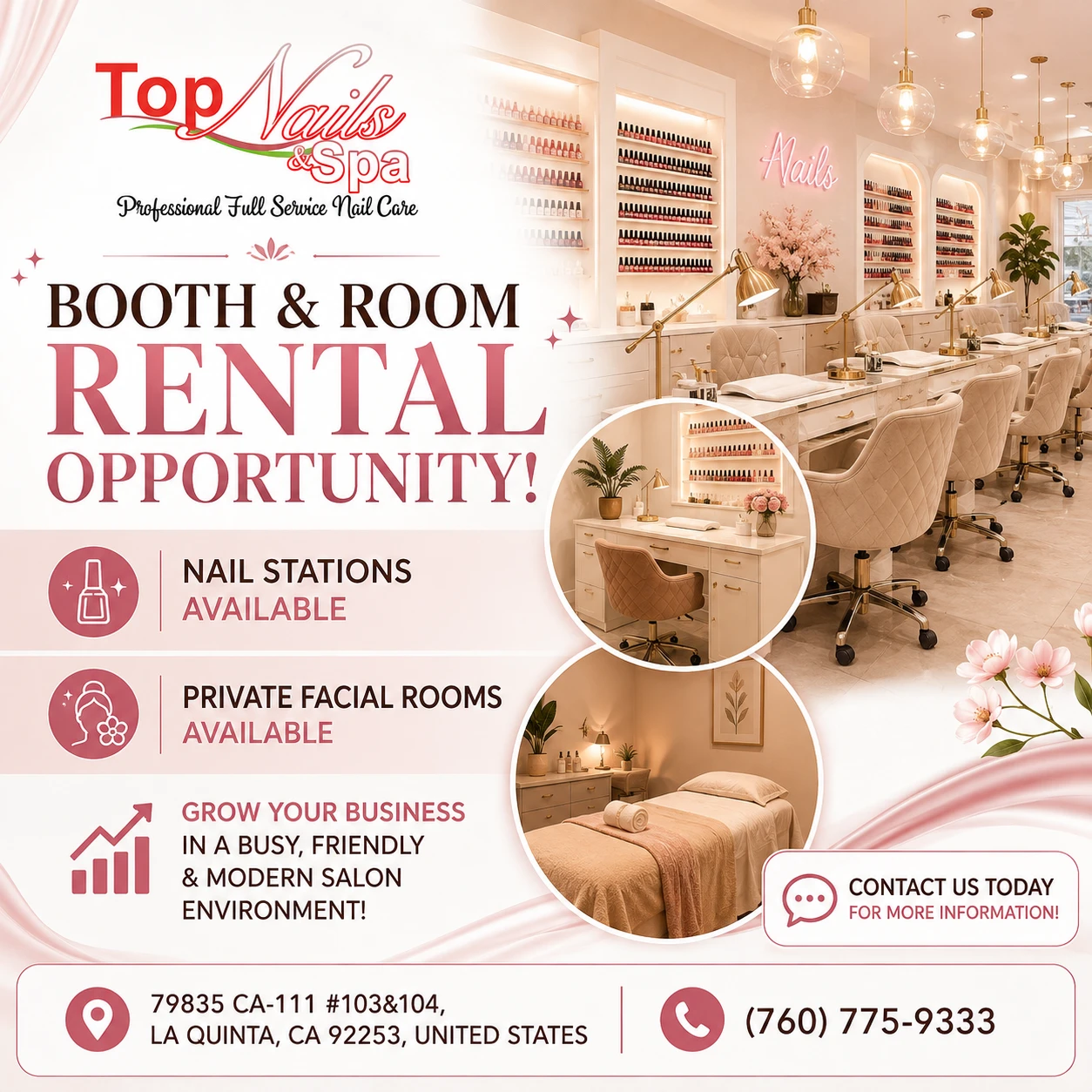 Booth & room