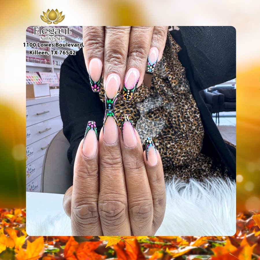 Colorful nail designs