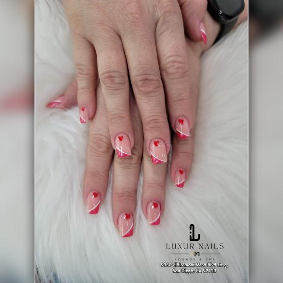 Current nail trends | Valentine's Day | Luxur Nails Lounge and Spa