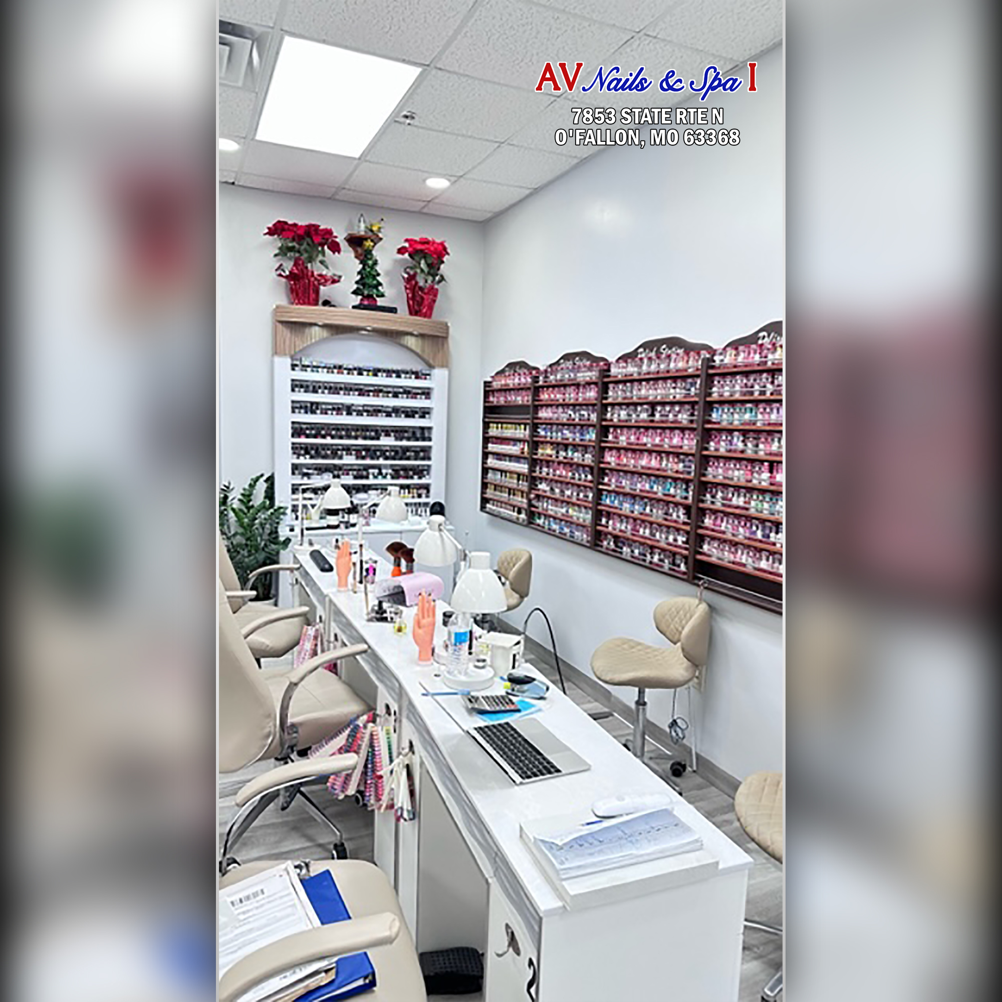 AV Nails &amp; Spa #1 in O'Fallon, MO 63368 | Clean &amp; Friendly | Dardenne Town Square