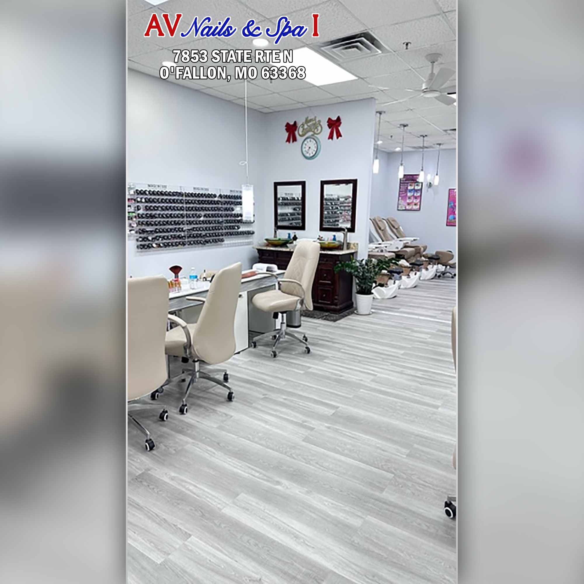 AV Nails &amp; Spa #1 in O'Fallon, MO 63368 | Clean &amp; Friendly | Dardenne Town Square