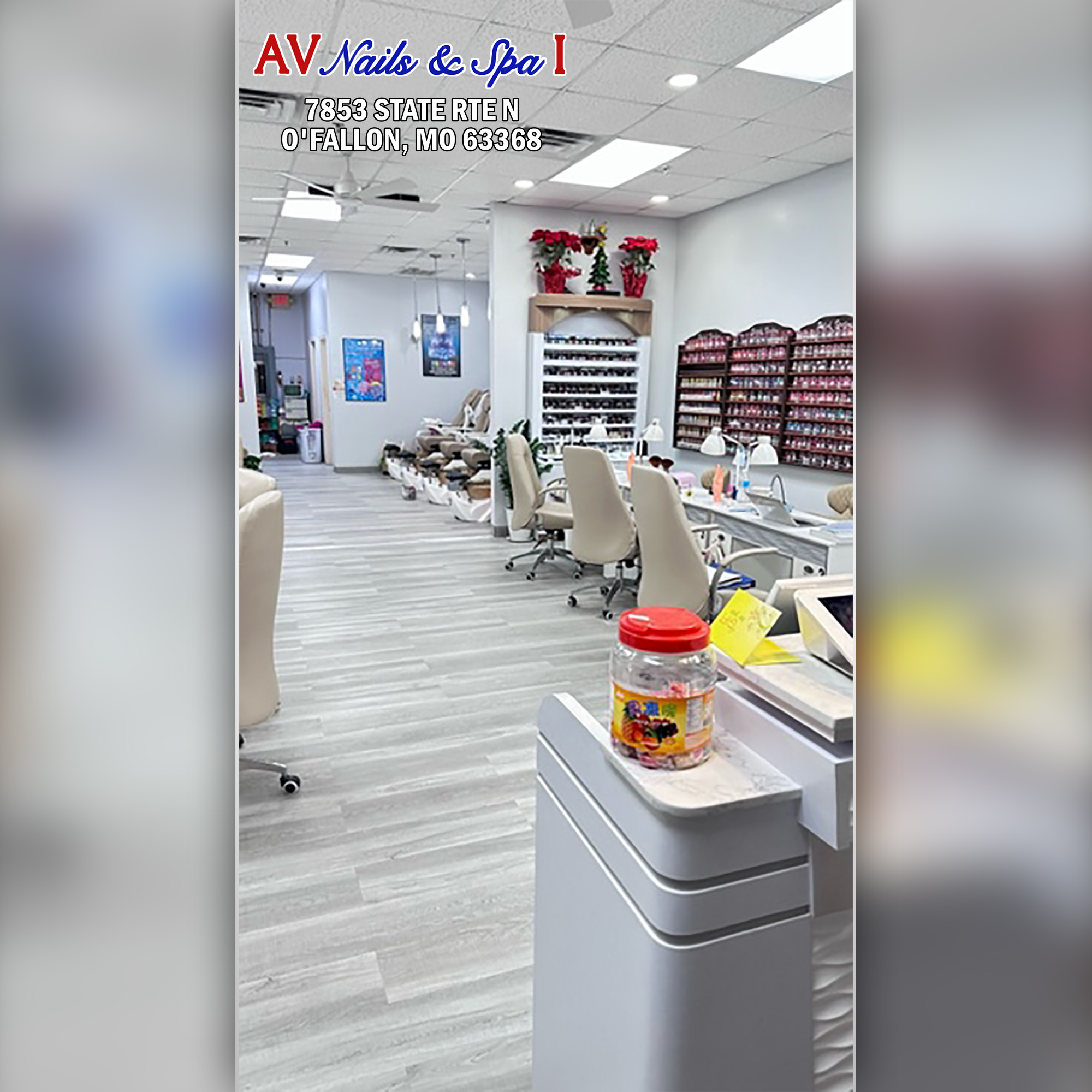 AV Nails &amp; Spa #1 in O'Fallon, MO 63368 | Clean &amp; Friendly | Dardenne Town Square
