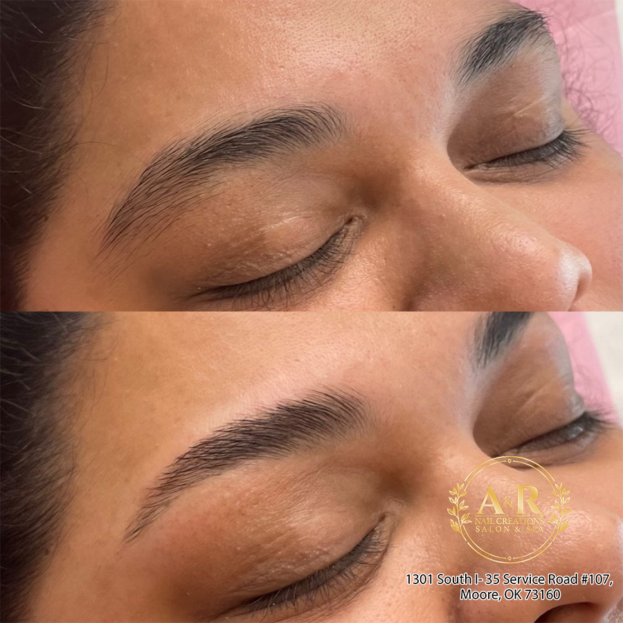 Eyelash extensions and eyebrows 73160
