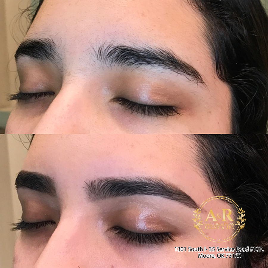 Eyelash extensions and eyebrows 73160