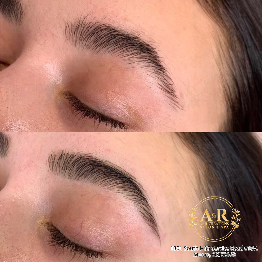Eyelash extensions and eyebrows 73160