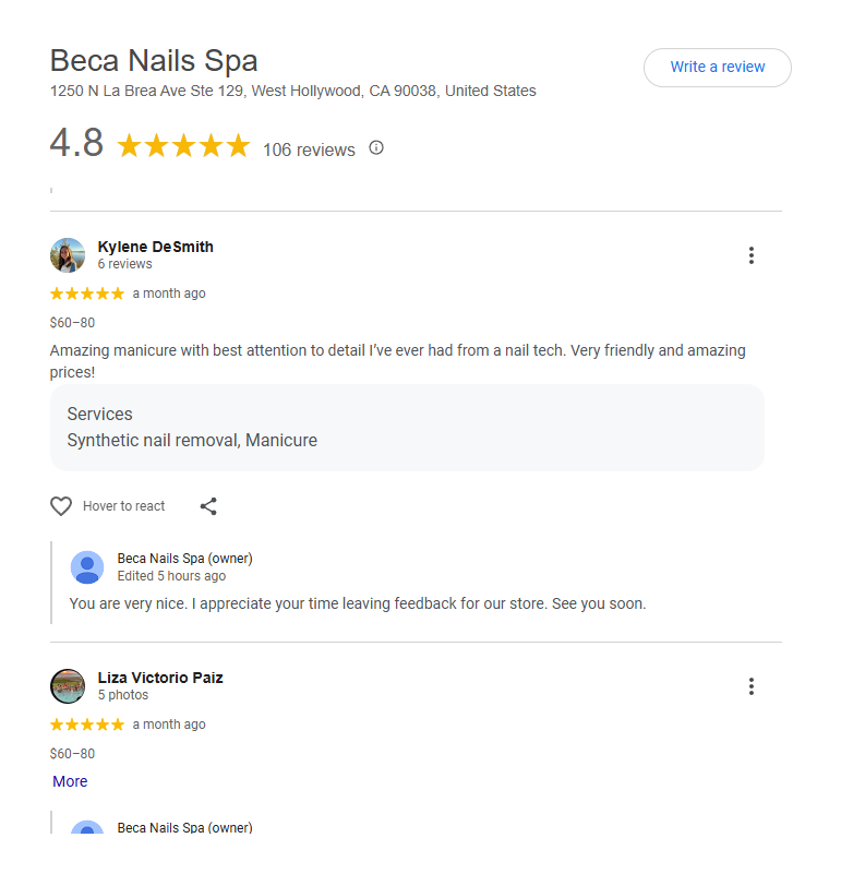 Google Reviews