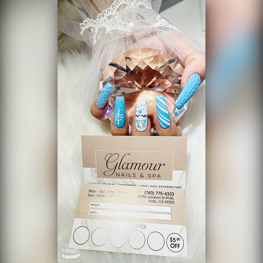Nail Design Nail-salon-92203-Glamour-Nails-Spa-Indio-California-92203