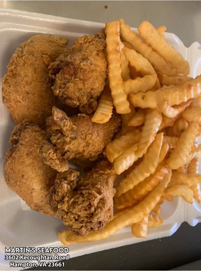 Martin's Seafood in Hampton, VA 23661 | Fresh, Fried, Steam Seafood | Carry Out Only