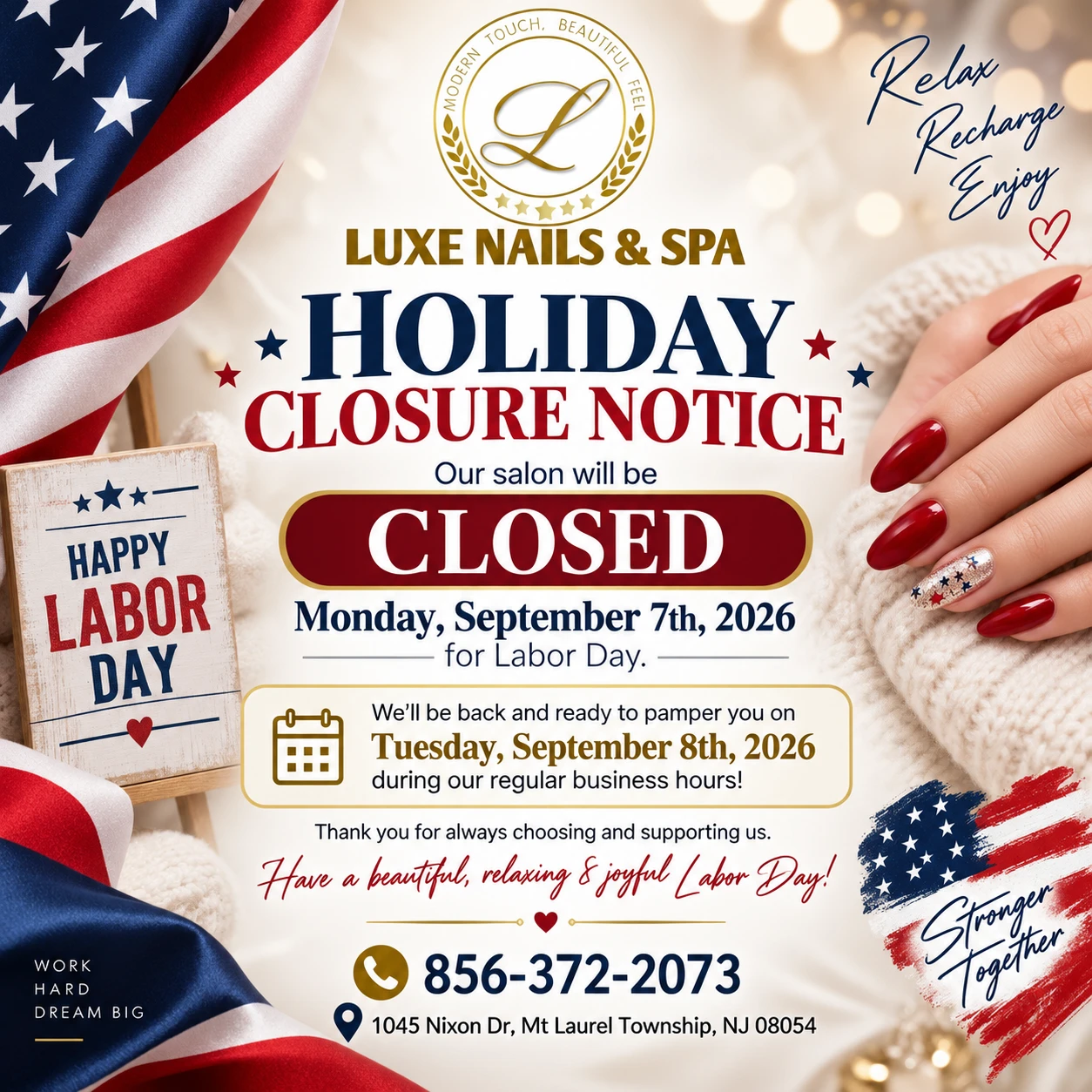 Holiday Notice
