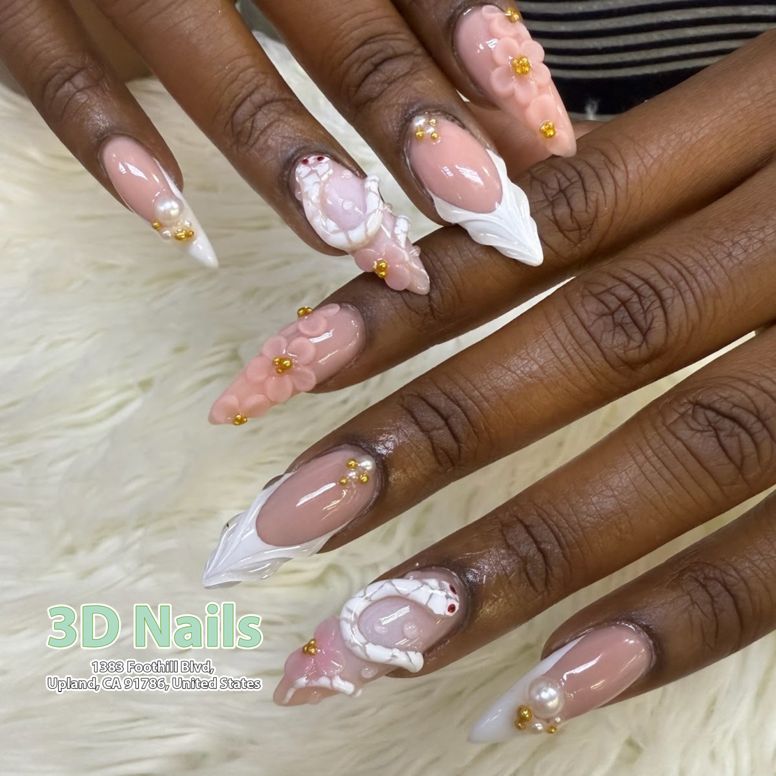 The beauty of happy women with gorgeous nails is that their joy becomes contagious.