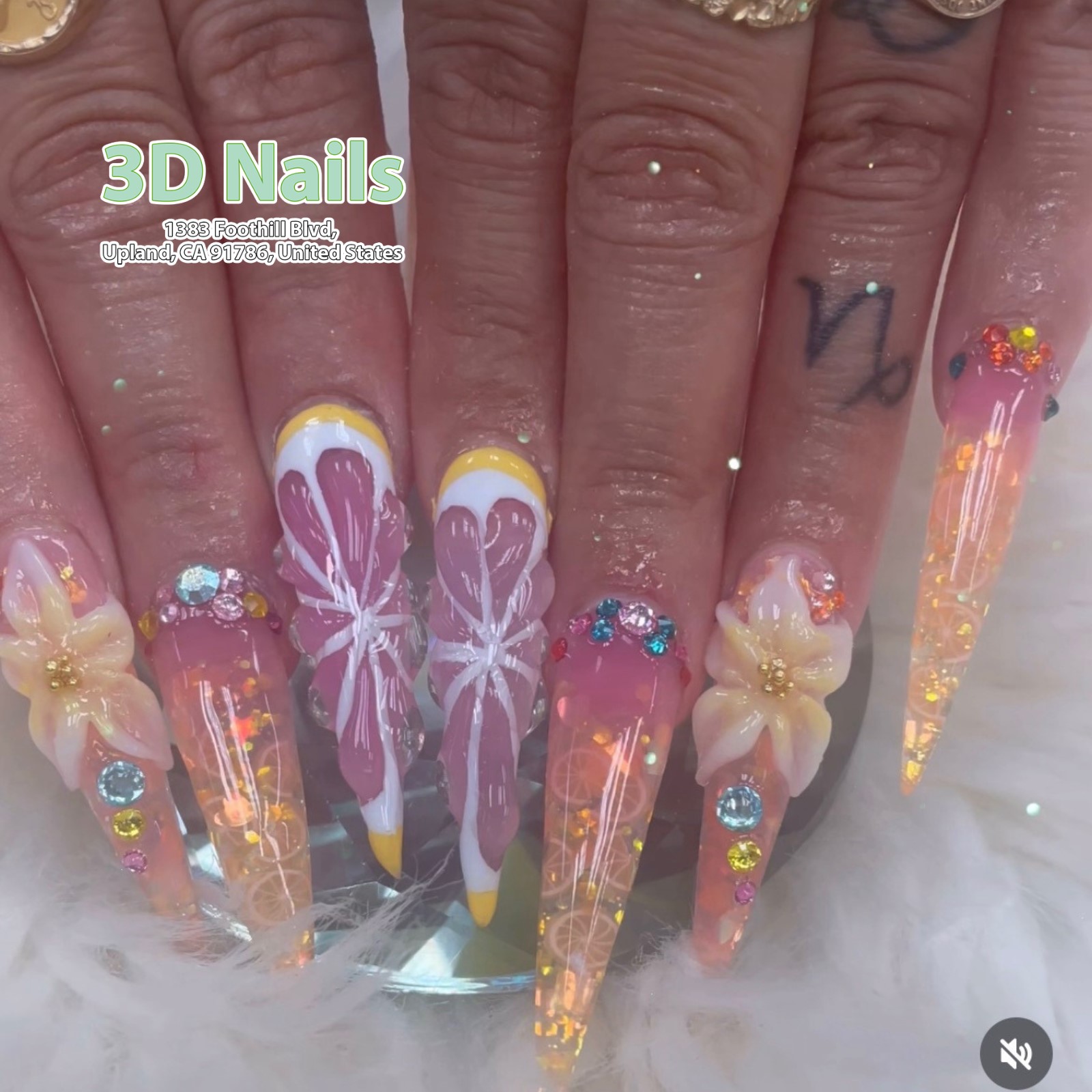 The beauty of happy women with gorgeous nails is that their joy becomes contagious.