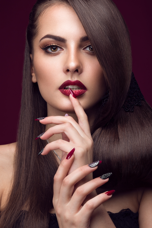 Beautiful model, Charming Nail Lounge