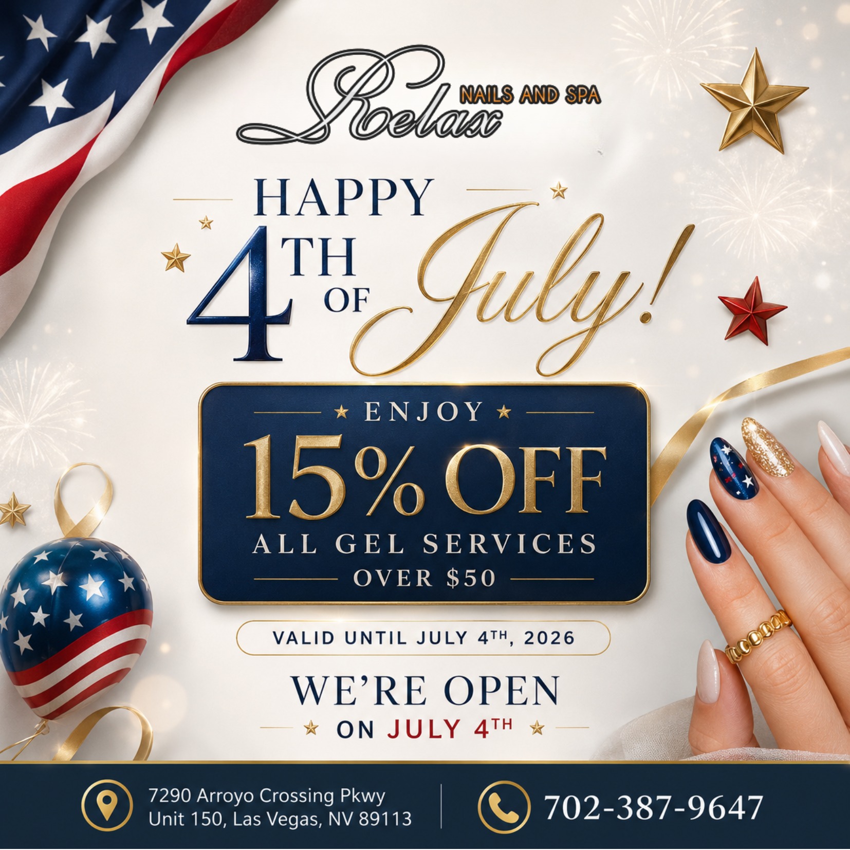 Celebrate Independence Day with Gorgeous Nails