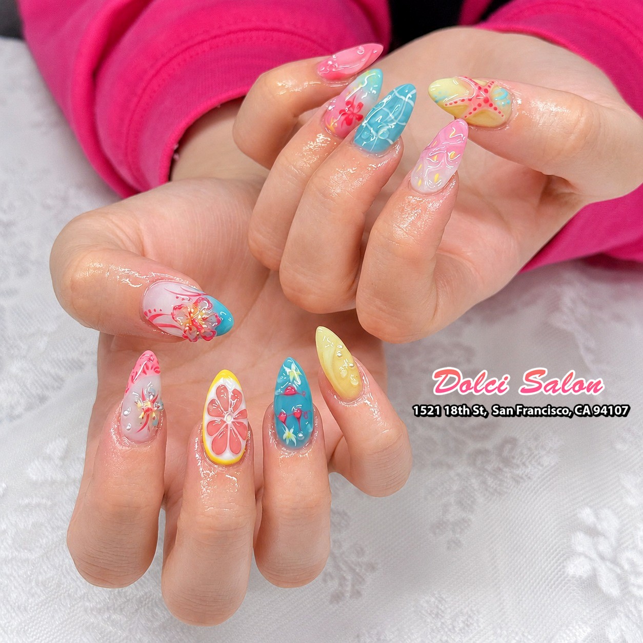 Refresh Your Look This Summer with Beautiful Nails, Gorgeous Hair & Relaxing Massage at Dolci Salon in Potrero Hill, San Francisco