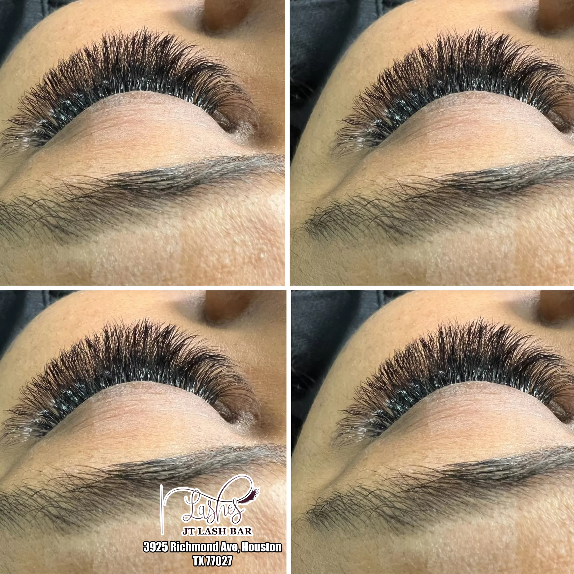 Eyelash extension by JT Lash Bar - beauty salon in Houston, TX 77027