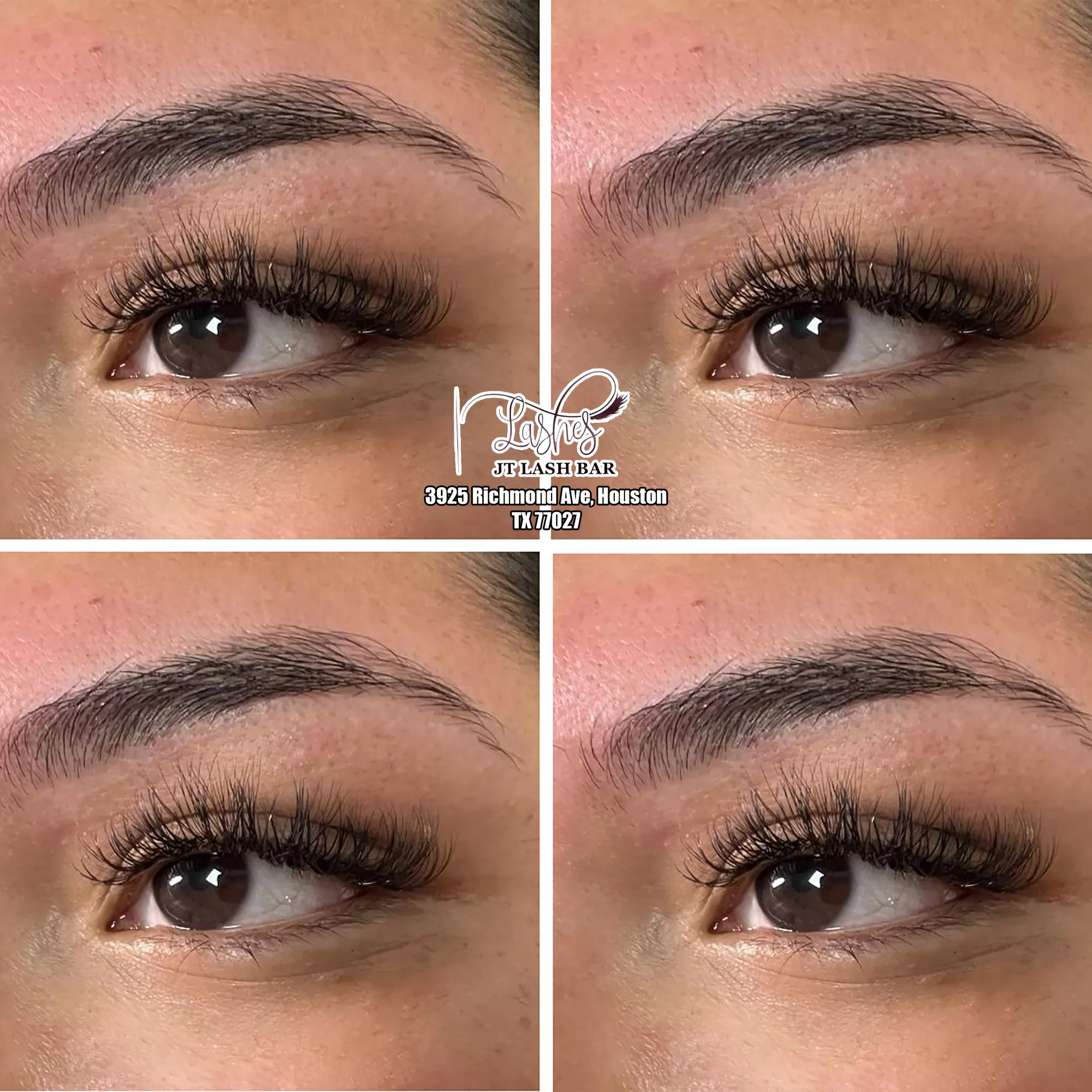 Eyelash extension by JT Lash Bar - beauty salon in Houston, TX 77027