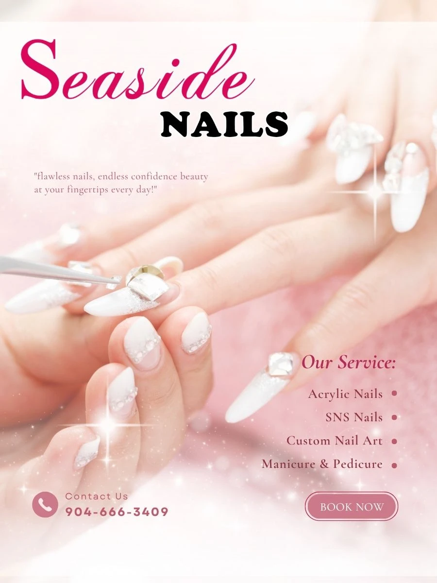 Seaside Nails | Top-Rated Salon near me Jacksonville Beach, FL 32250 | Publix Super Market at Middle Beach Commons