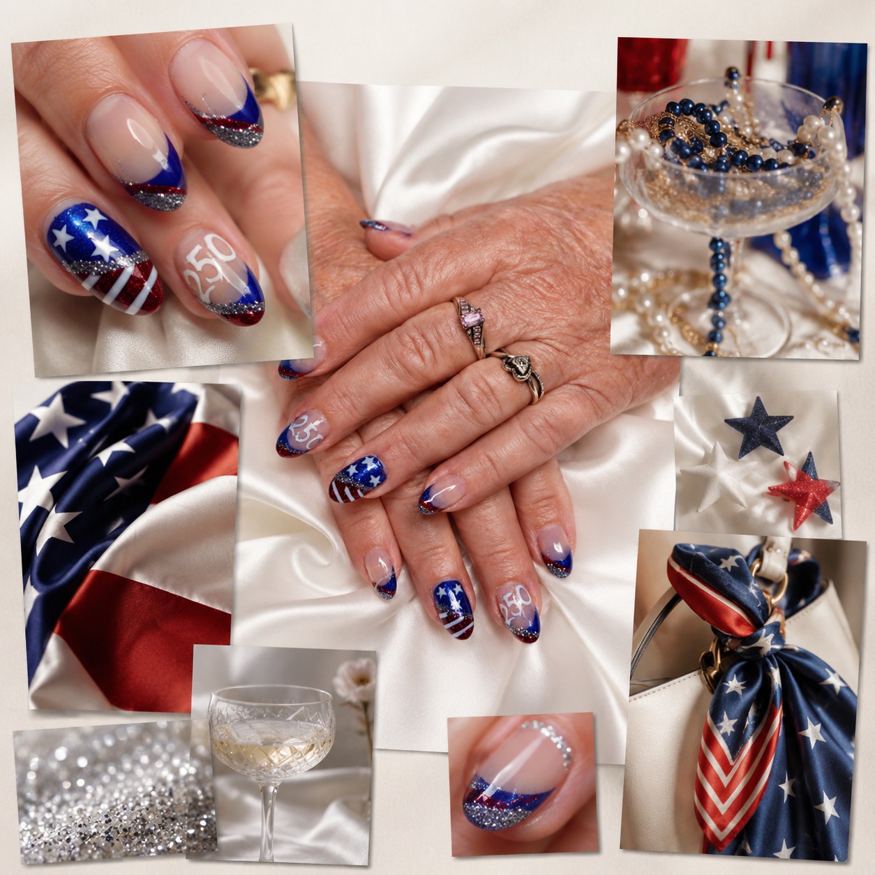 4th of July Nail Art