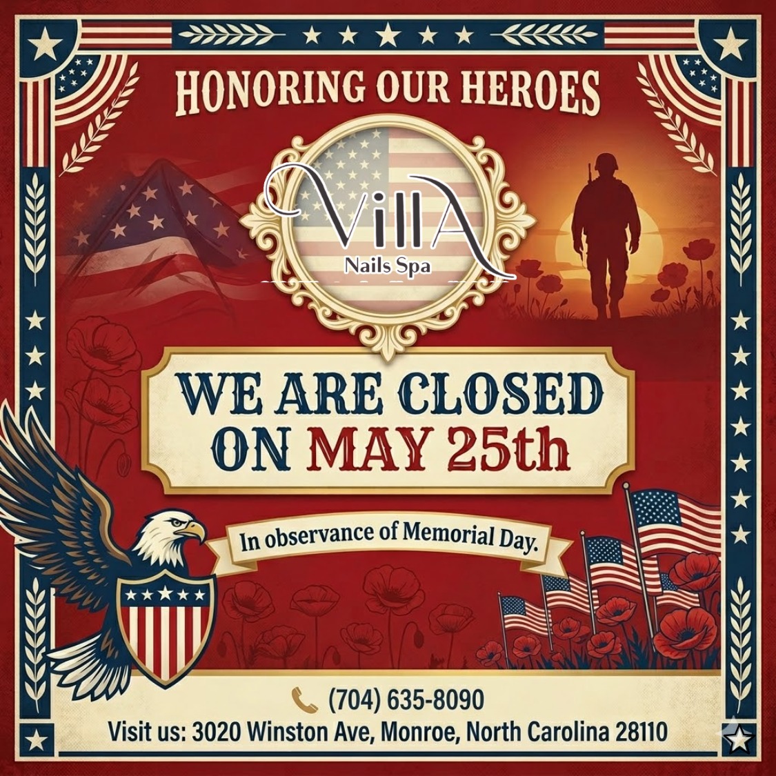 Memorial Day Notice