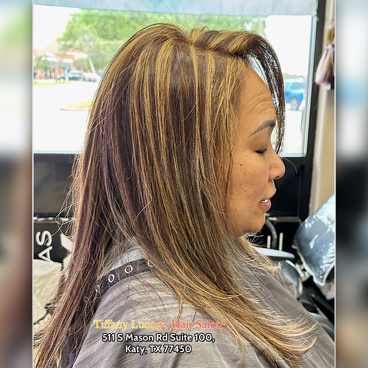 Balayage hairstyling