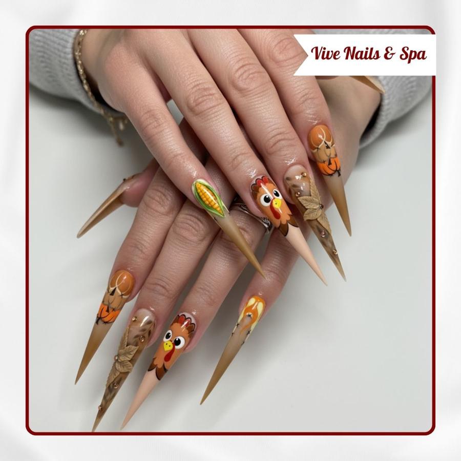 Thanksgiving nail collection