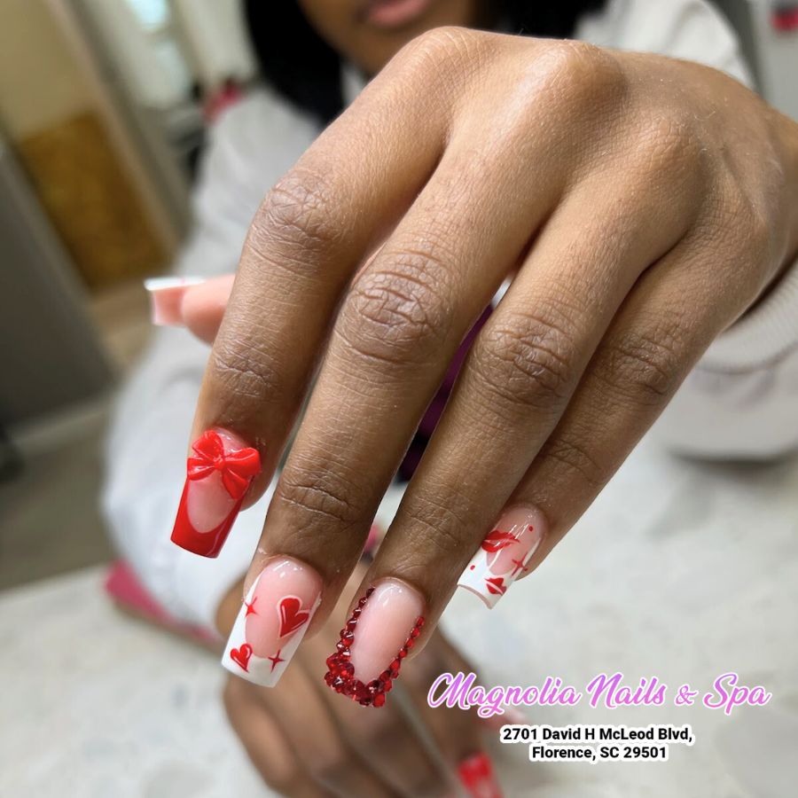 Valentine Inspiration Nail Art
