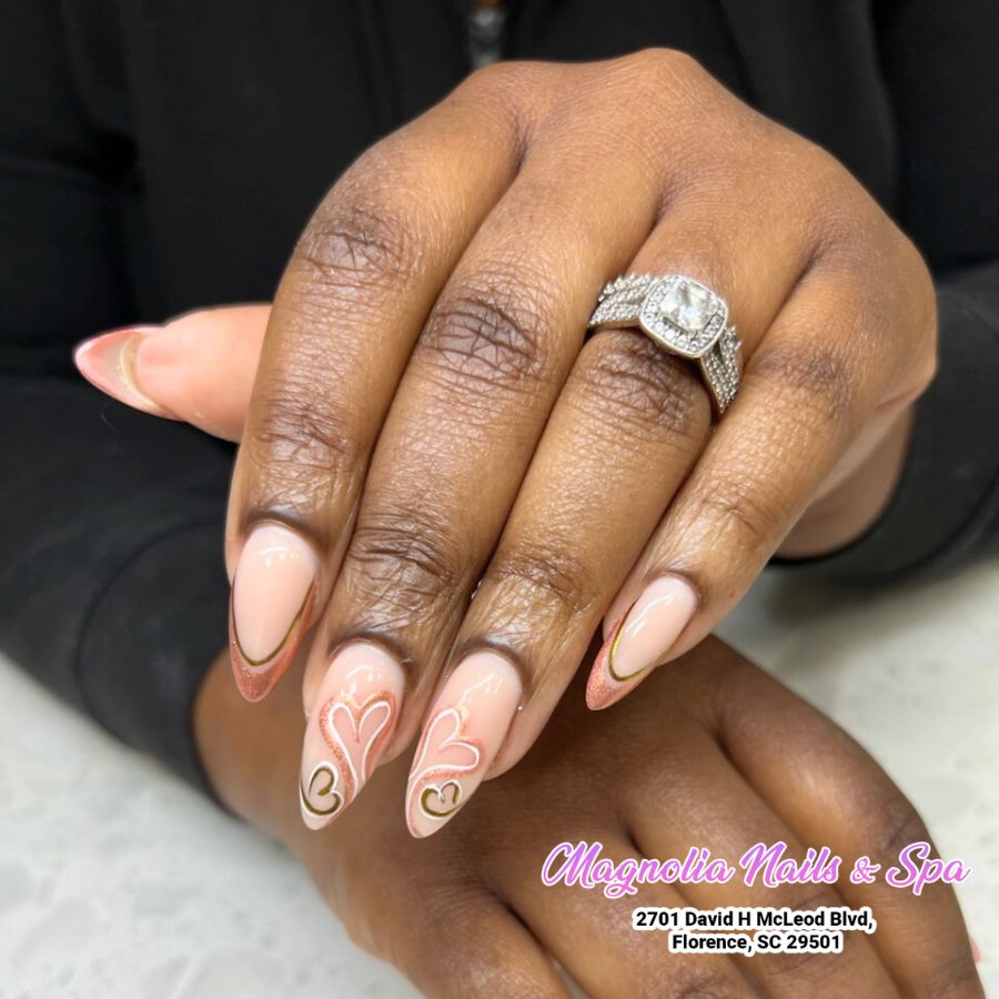 Valentine Inspiration Nail Art