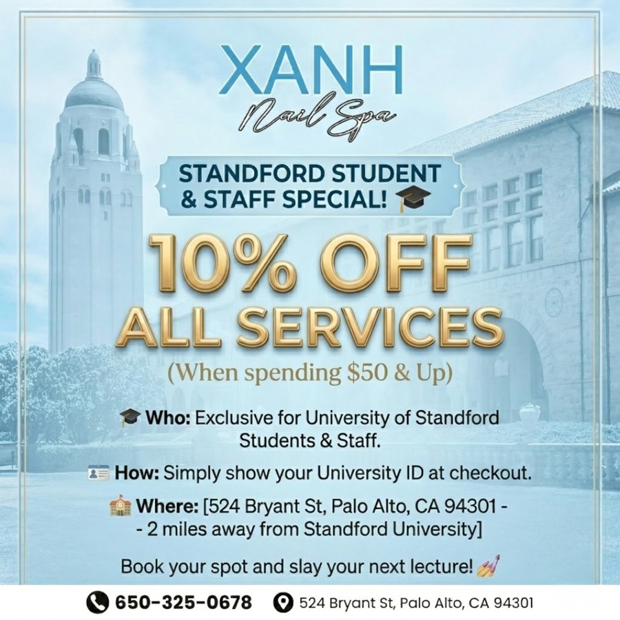 STANDFORD STUDENT & STAFF SPECIAL