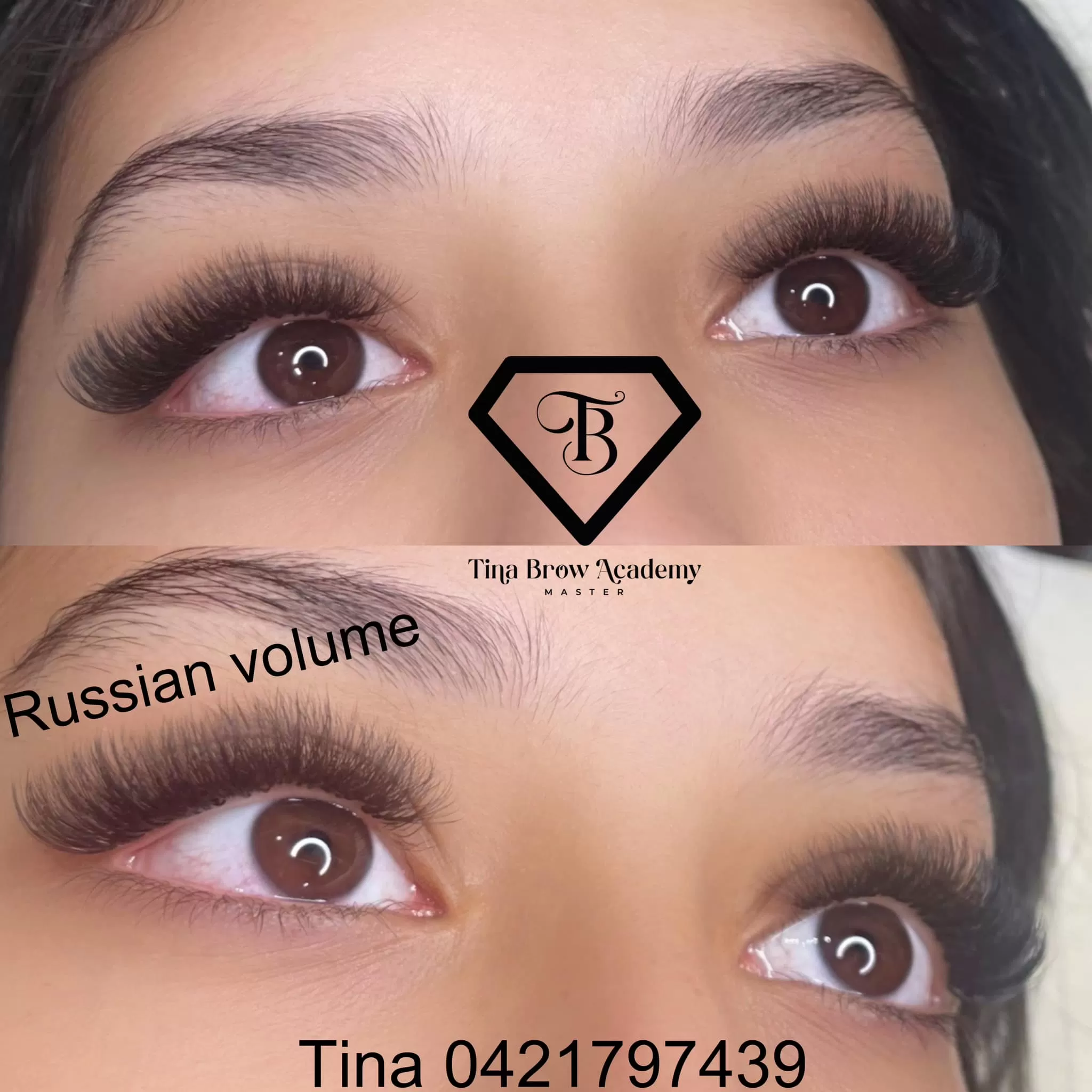 Pretty eyelash extensions