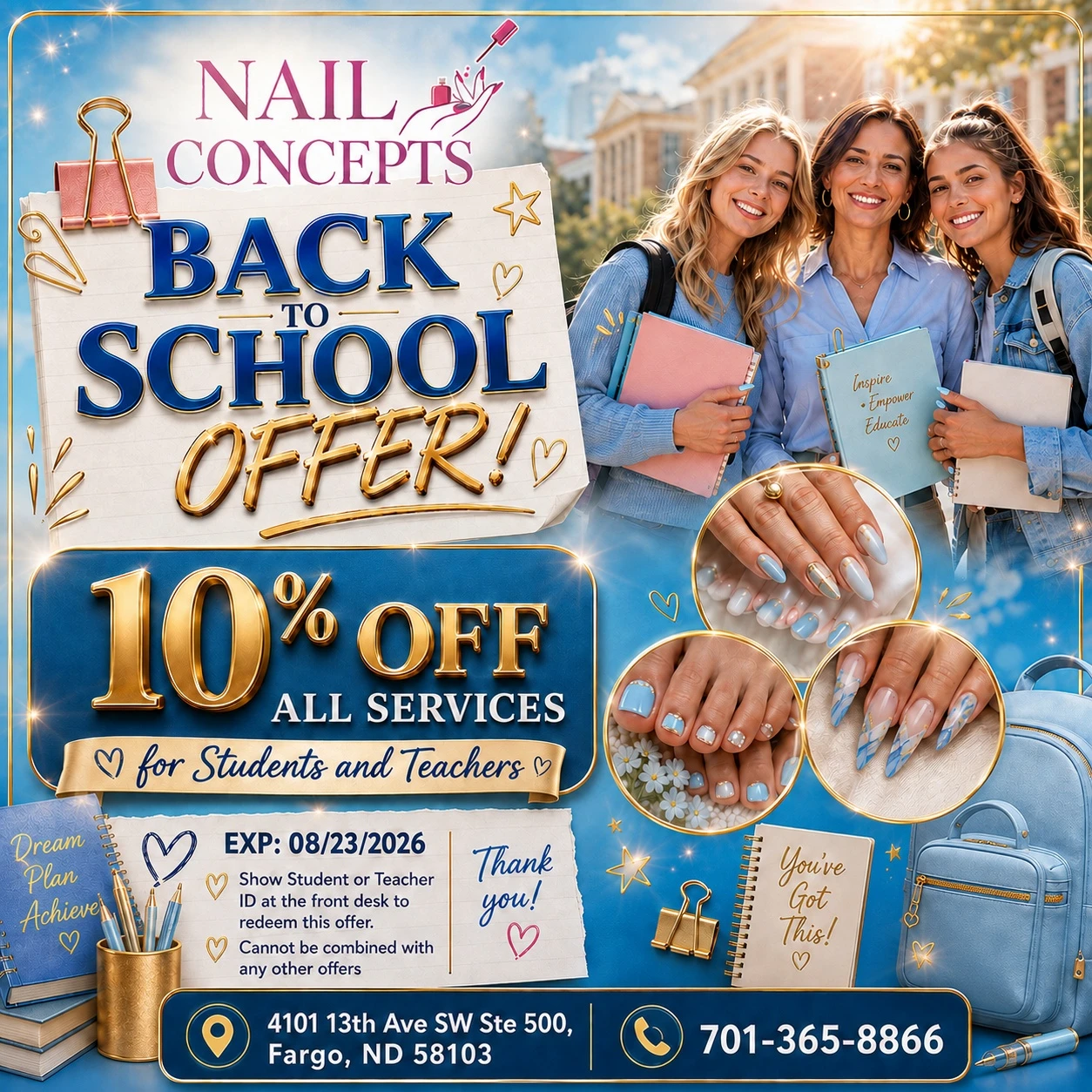 Back to school season is here and it is time to shine for the new semester