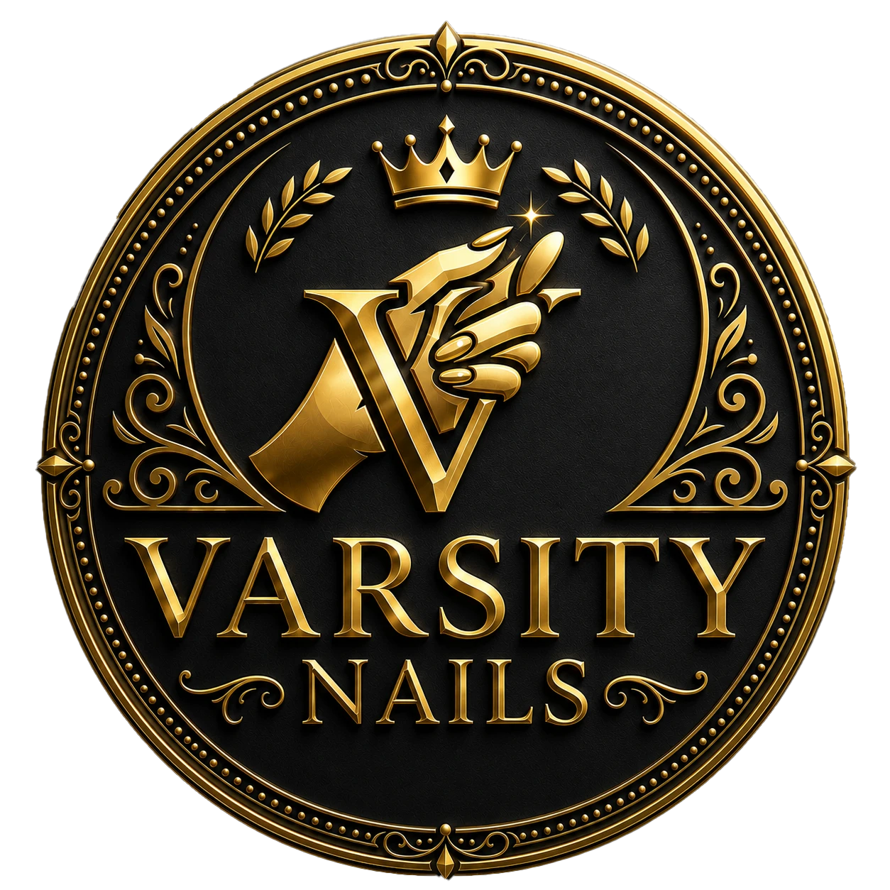 Logo Varsity Nails