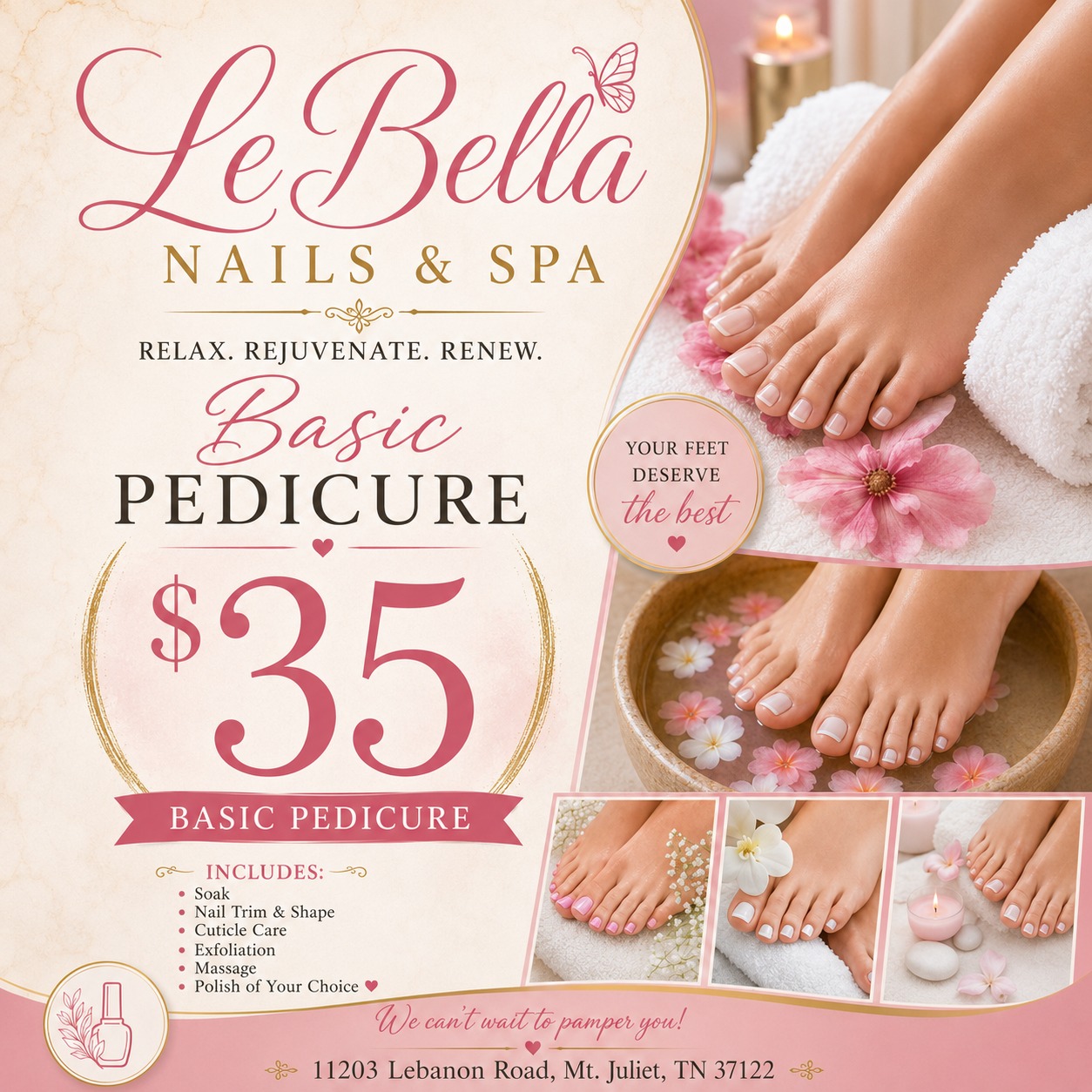 Basic Pedicure