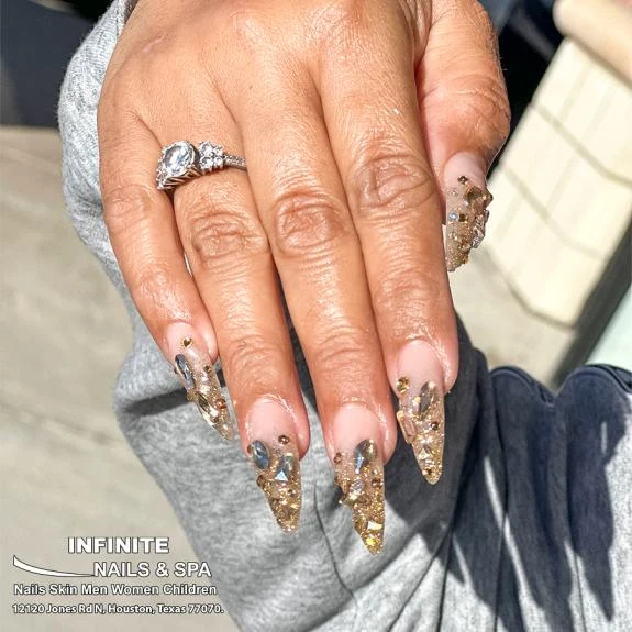 How can I make my nails more glossy? Infinite Nails & Spa in Houston, TX 77070