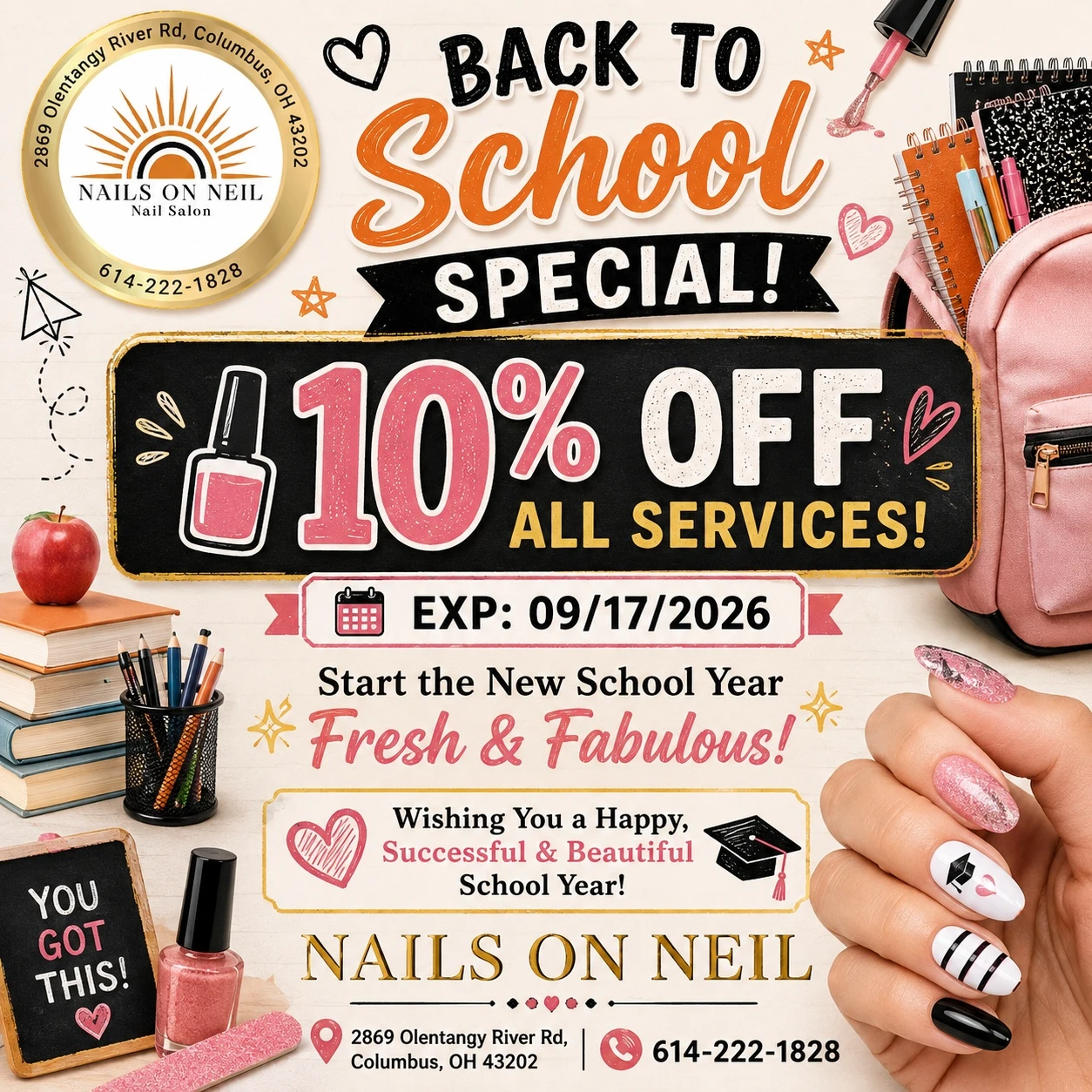 BACK TO SCHOOL SPECIAL