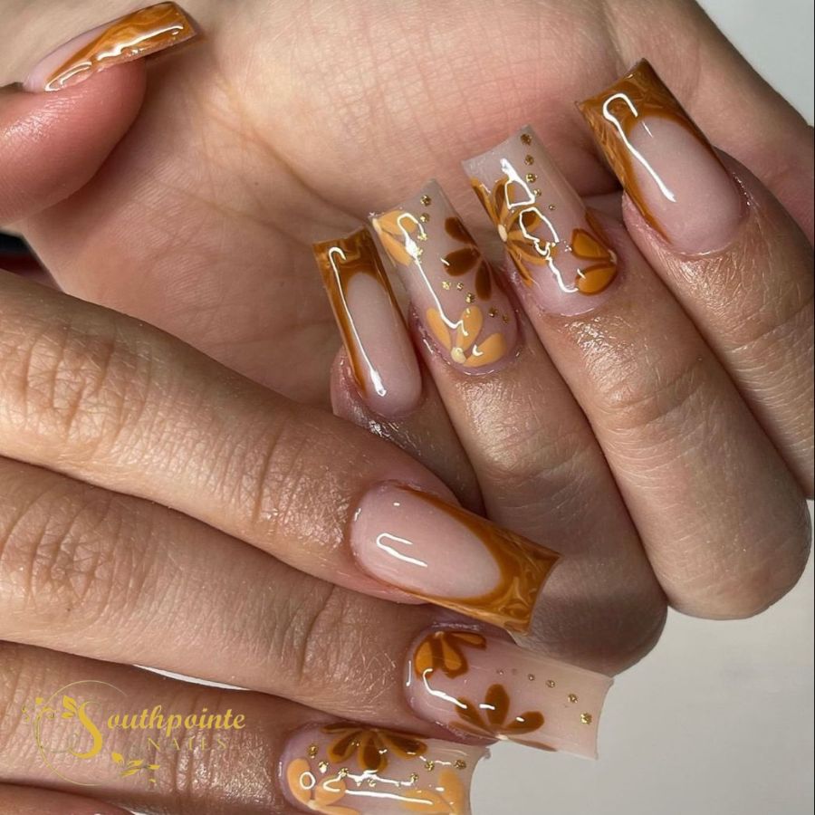 fall season nail art