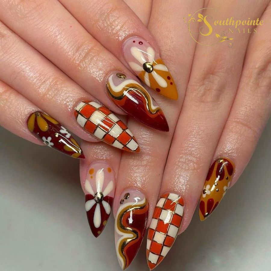 fall season nail art