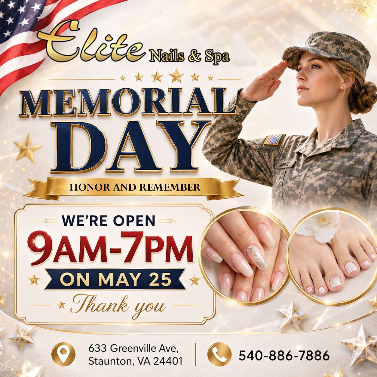 MEMORIAL DAY HOURS