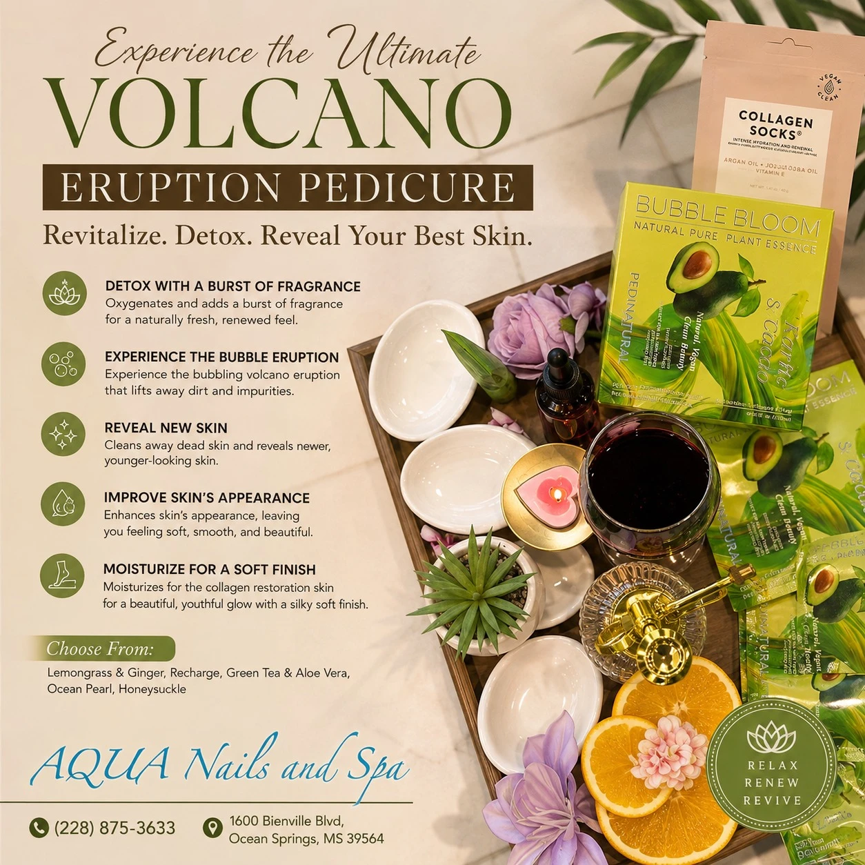 Volcano Eruption Pedicure