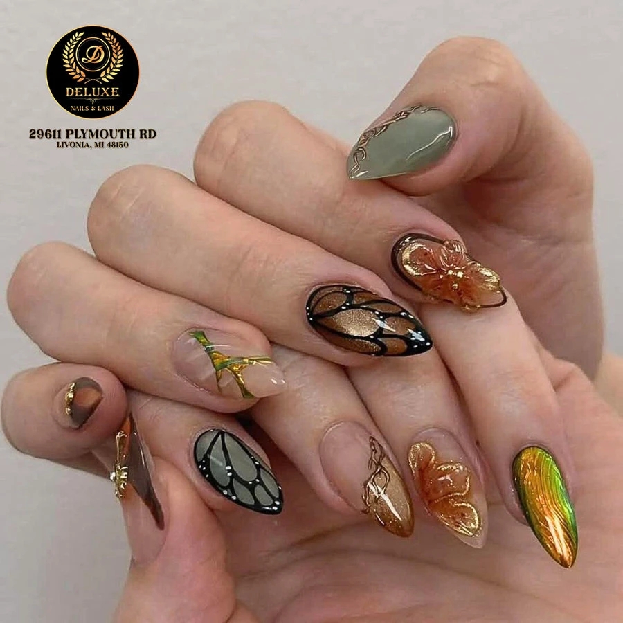 Deluxe Nails Spa & Lash Salon on Plymouth Rd, Livonia, MI 48150