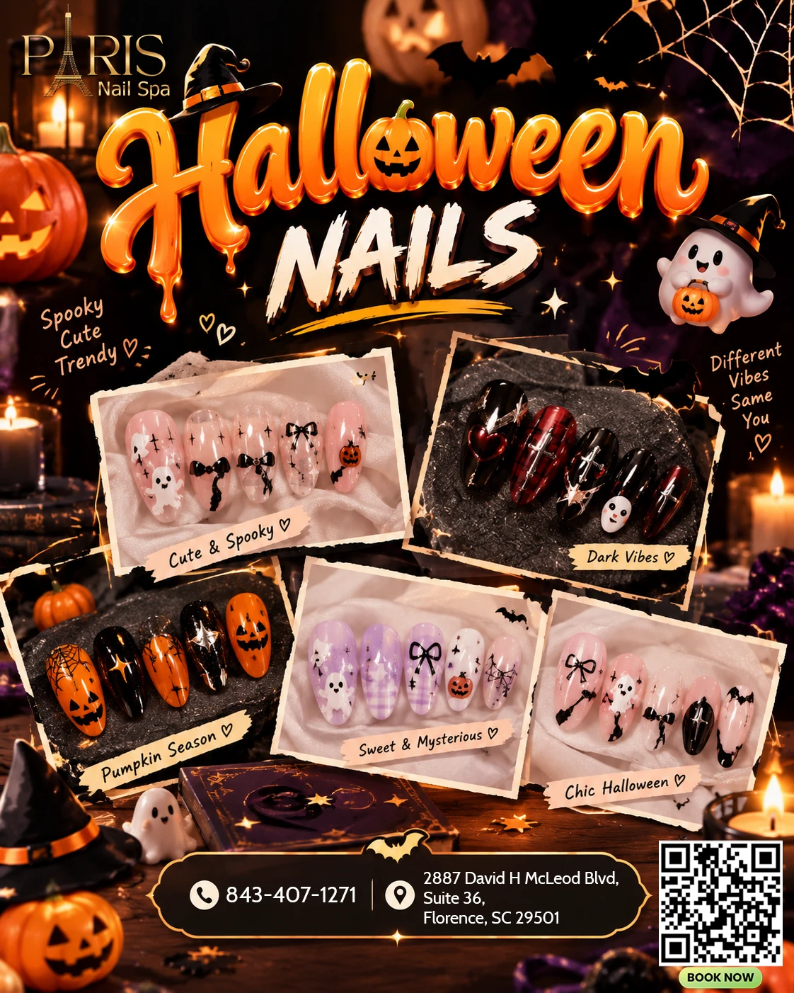 Spooktacular & Stylish: The Top Trending Nails for Halloween 2026 at Paris Nail Spa