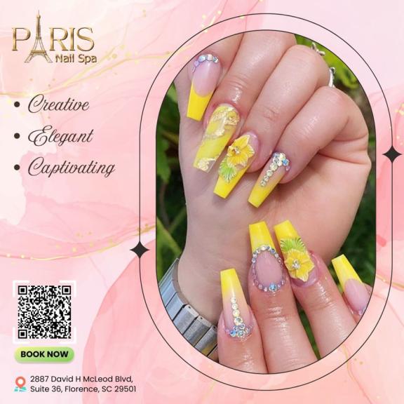 Spring Nail Colors 2025: Transform Your Nails at Paris Nail Spa in Florence, SC 29501