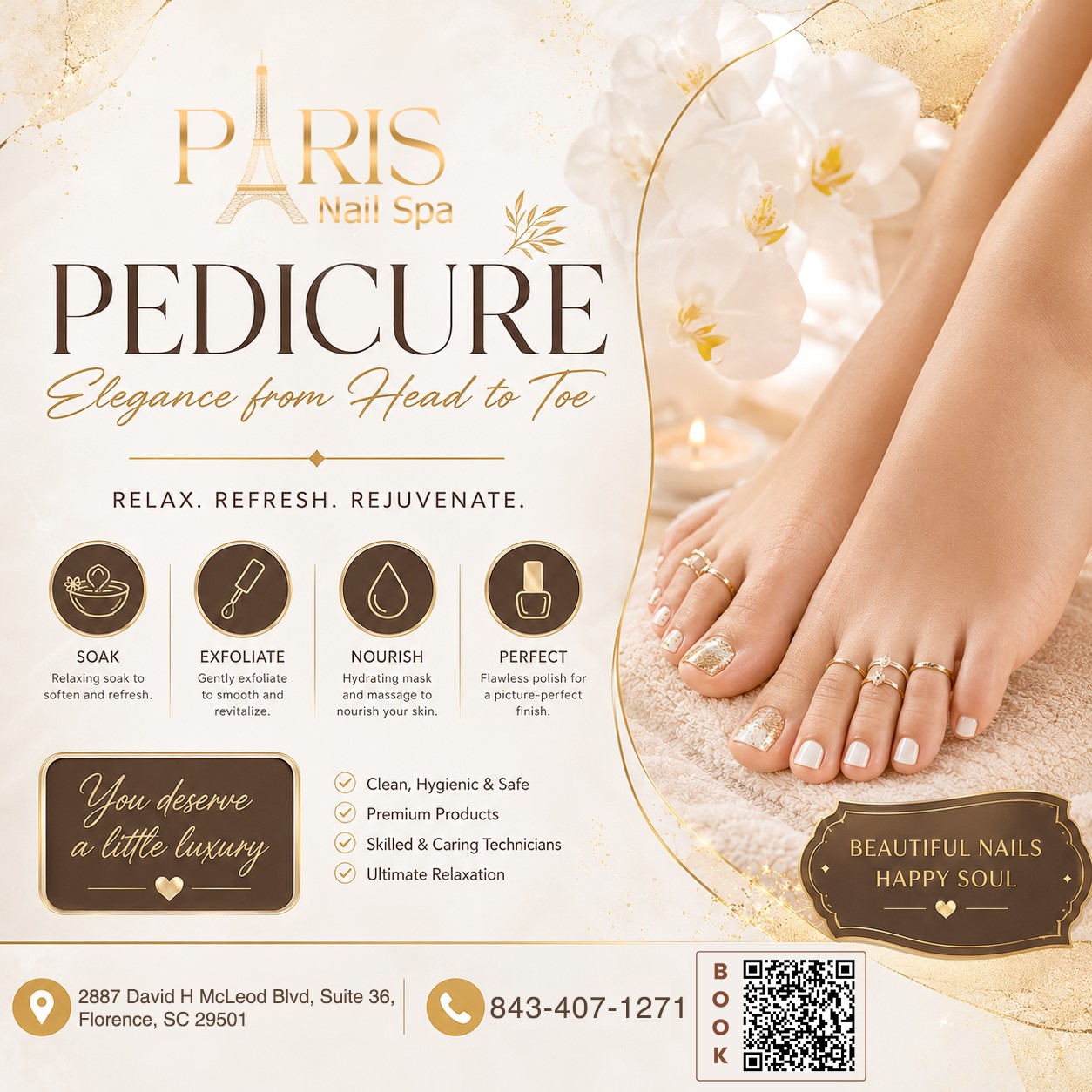 Relaxing Pedicure Services