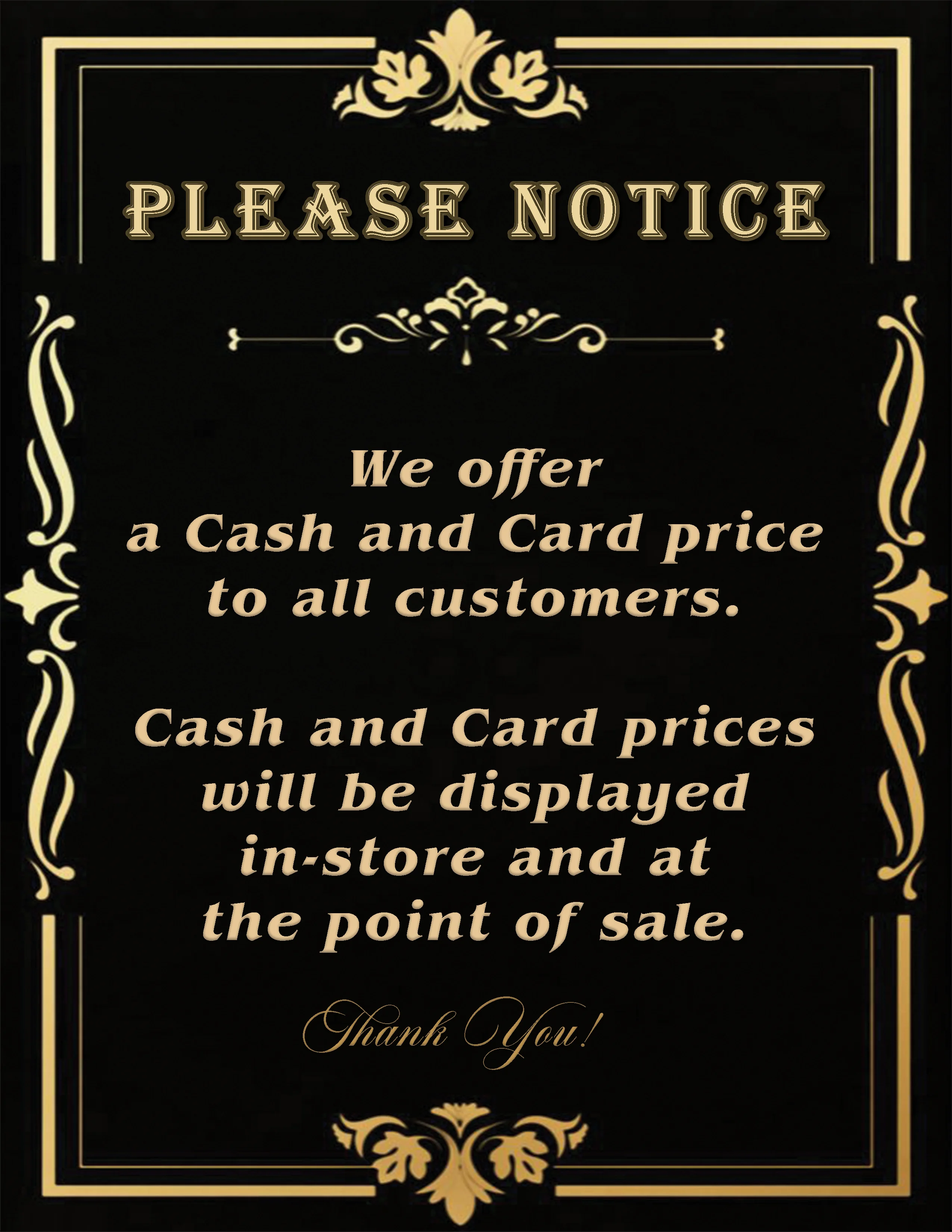 Payment Notice