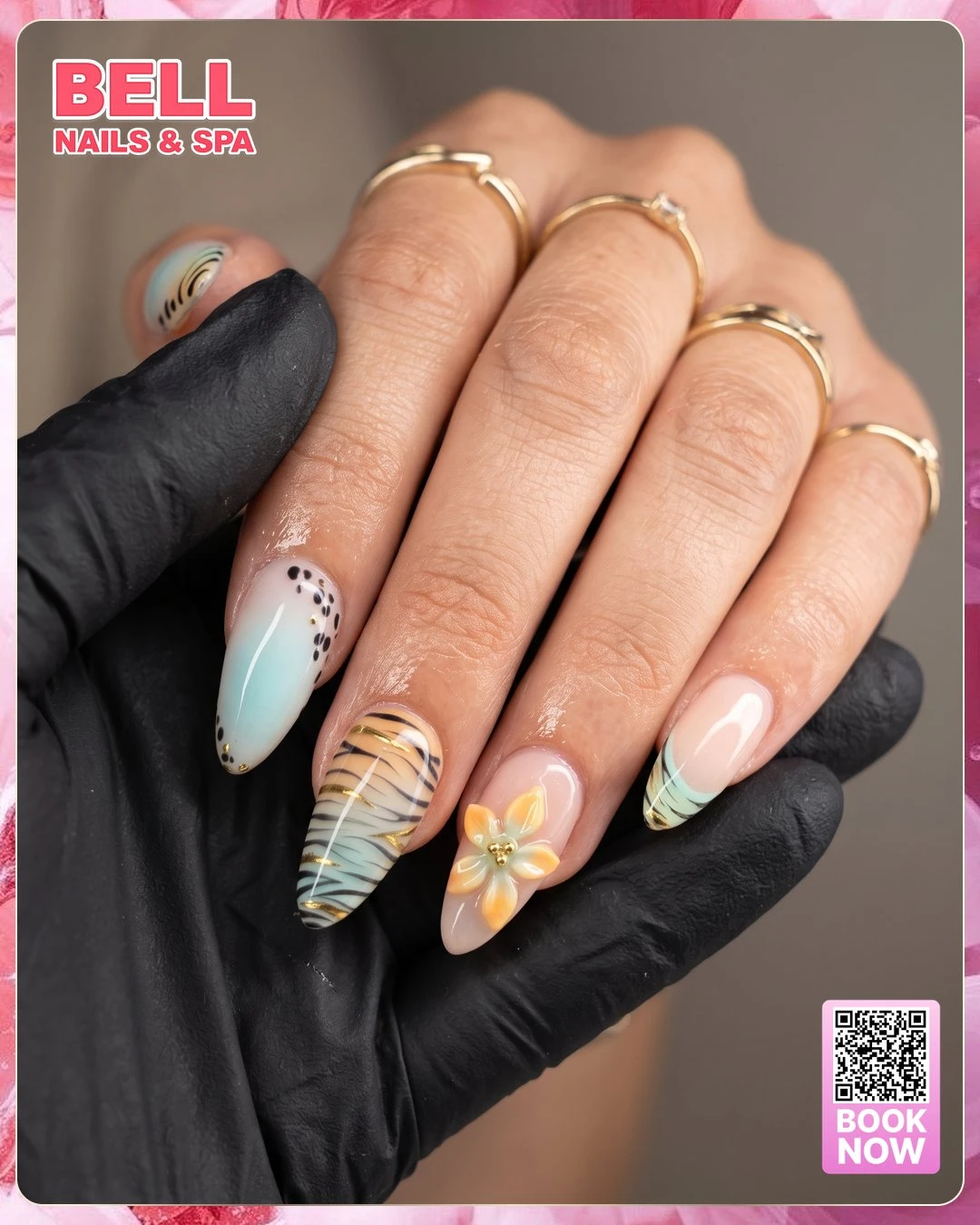 Looking for Gel X nails near Galveston, TX 77551? Discover gentle soft-gel extensions and book your transformation at Bell Nails & Spa today.